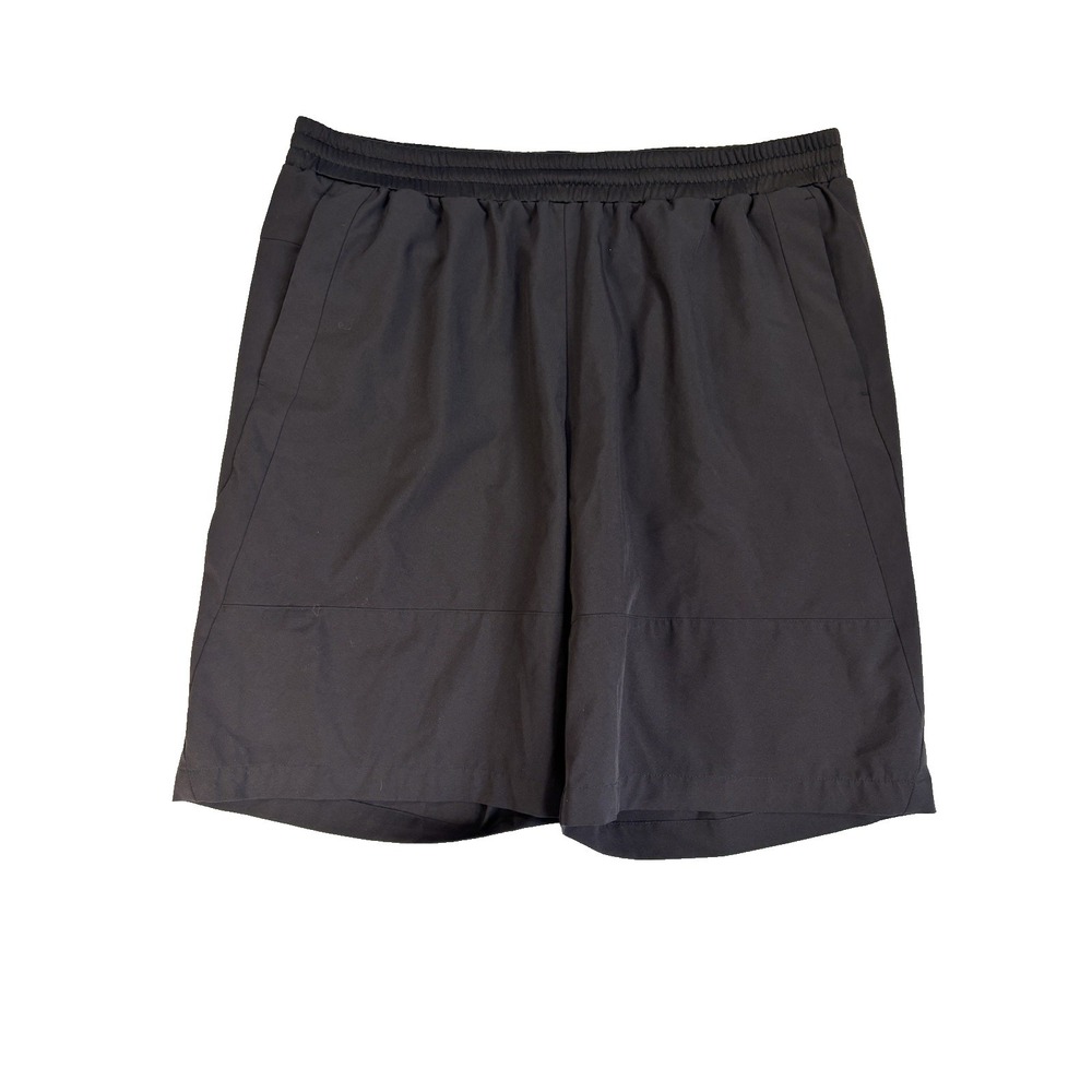 FLX Men's L‎ Tall Black Athletic Shorts Performance Workout Gym Running Active